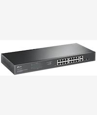 TP-Link TL-SG1218MPE 18-Port Gigabit Easy Smart Switch - 18 PoE+ ports with a total power budget of 192W, ideal for powering devices like IP cameras. It supports advanced features such as QoS and IGMP Snooping for optimized network performance. With a ...