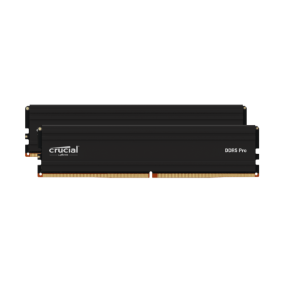 Crucial Pro 64GB DDR5 6000Mhz Overclocking Memory Kit - Black
