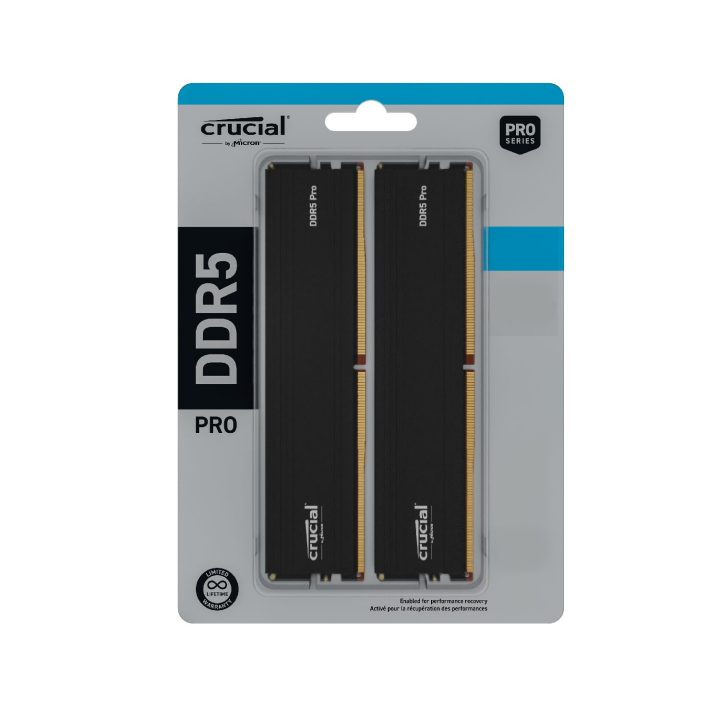 Crucial Pro 64GB DDR5 6000Mhz Overclocking Memory Kit - Black - Image 5