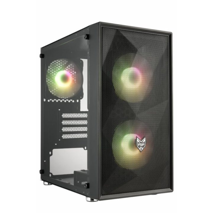 FSP CST130A Micro-ATXGaming Chassis - Black - Image 8