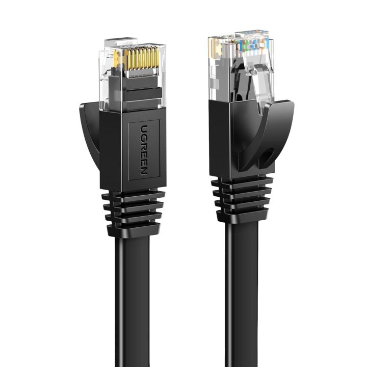 UGREEN NW102 Cat6 U/UTP Flat Ethernet Cable 30m - Black - Image 2