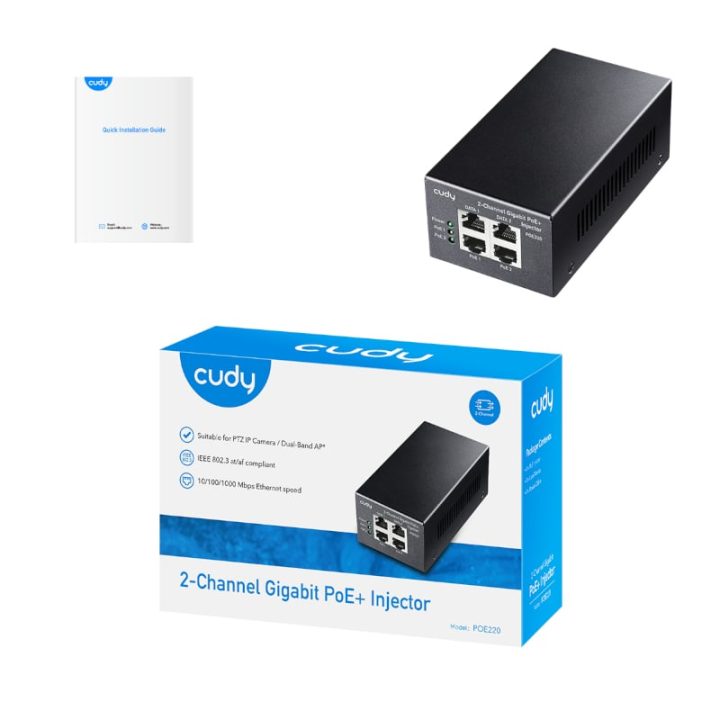 Cudy 2 - Channel 30W Gigabit PoE+ Injector - Image 6