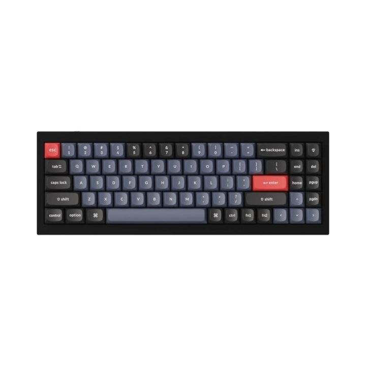 Keychron Q7 70% Red G Pro Switches Aluminium RGB Wired Keyboard - Black - Image 2
