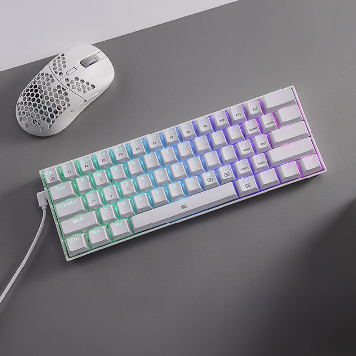 REDRAGON DRAGONBORN Wired Mechanical Keyboard RGB67Key Design - White - Image 6