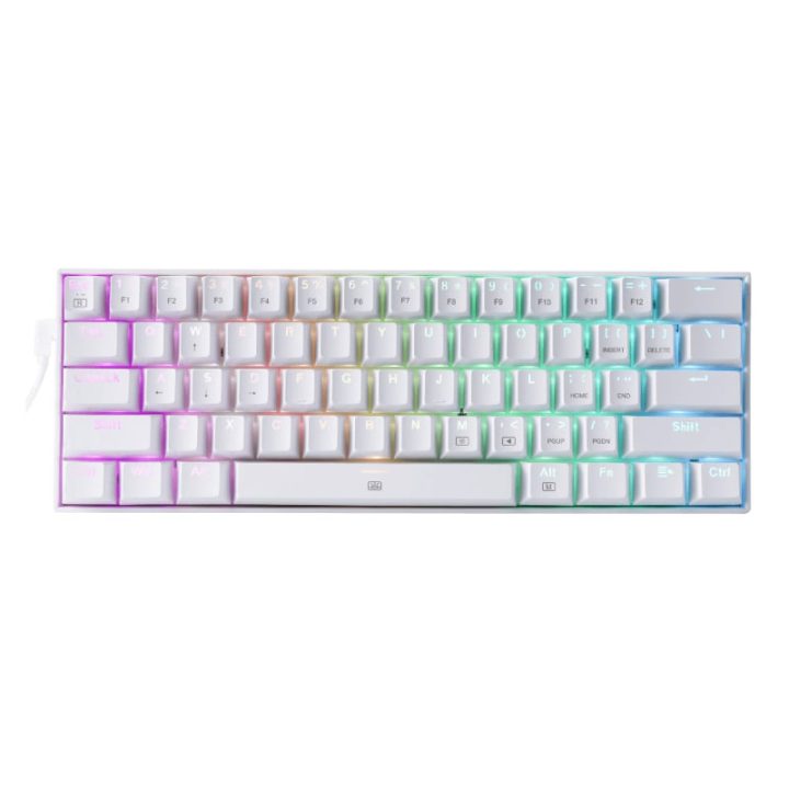 REDRAGON DRAGONBORN Wired Mechanical Keyboard RGB67Key Design - White