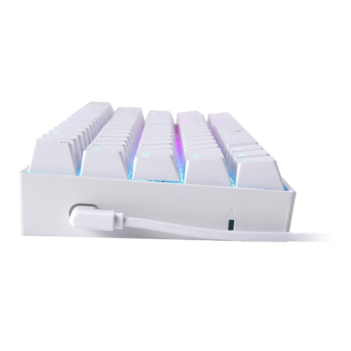 REDRAGON DRAGONBORN Wired Mechanical Keyboard RGB67Key Design - White - Image 5