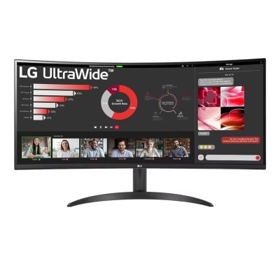 LG 34″ UltraWide QHD Curved Monitor (100Hz, FreeSync, HDR10, HDMI/DP)