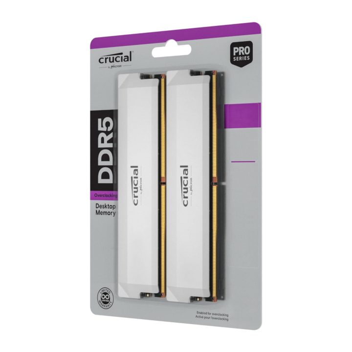 Crucial Pro DDR5 6000MHz 32GB Overclocking Memory Kit – White - Image 5