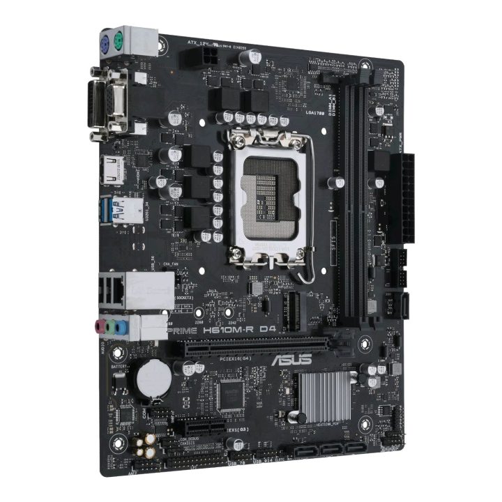 ASUS PRIME H610M-R D4 LGA 1700 M-ATX Gaming Motherboard Integration - Image 2