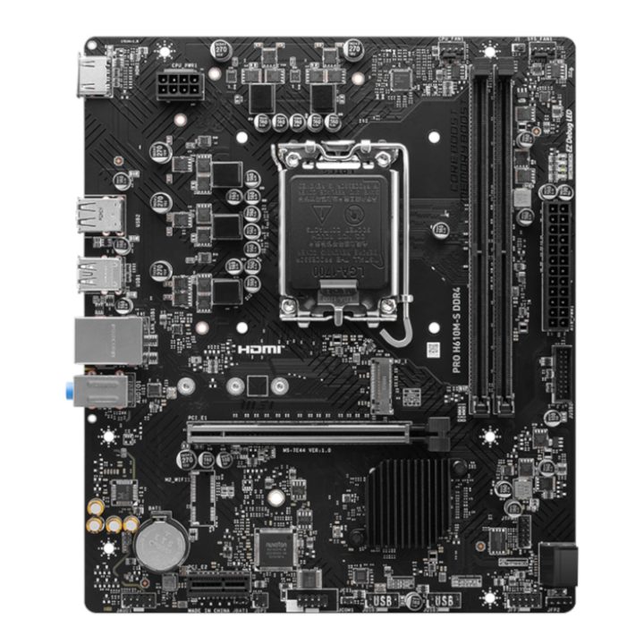 MSI H610M-S PRO LGA1700 M-ATX DDR4 Motherboard - Image 2