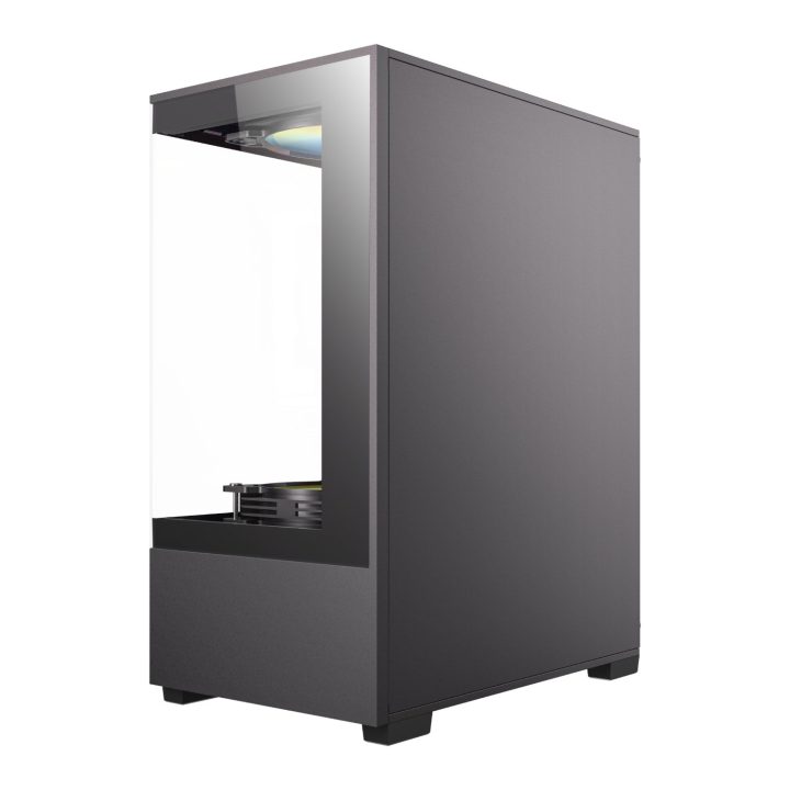 Antec VCX100M RGB Elite ATX,Micro-ATX,ITX Mini Tower Gaming Chassis – Black - Image 3