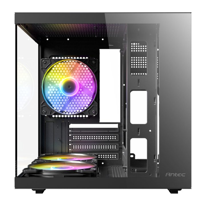 Antec VCX10M RGB Micro-ATX ITX ARGB Mini -Tower Gaming Chassis - Black - Image 2
