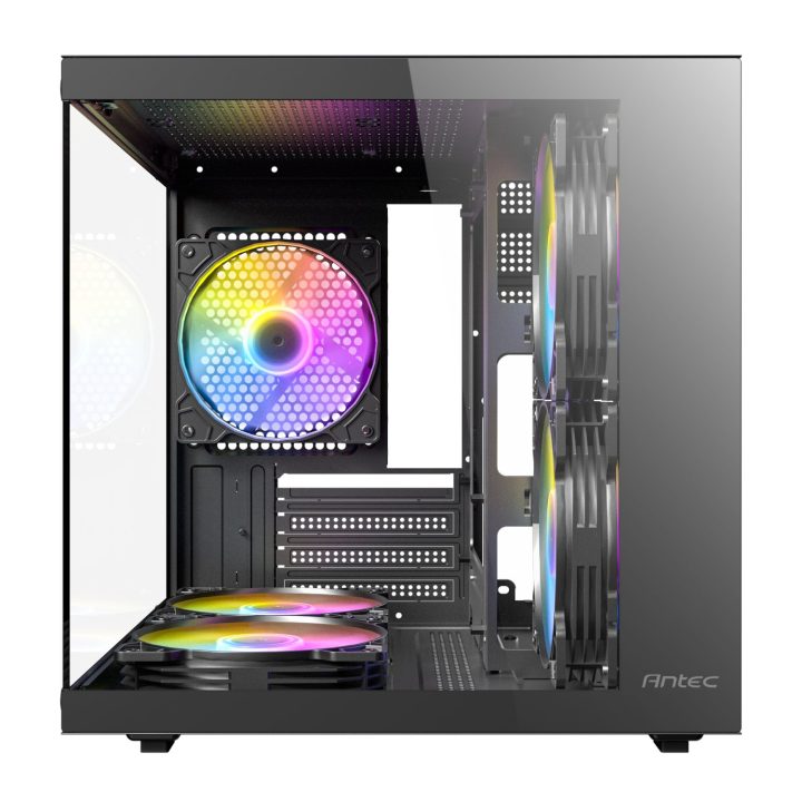 Antec VCX20M RGB Elite Micro-ATX,ITX Mini-Tower Gaming Chassis - Black - Image 2