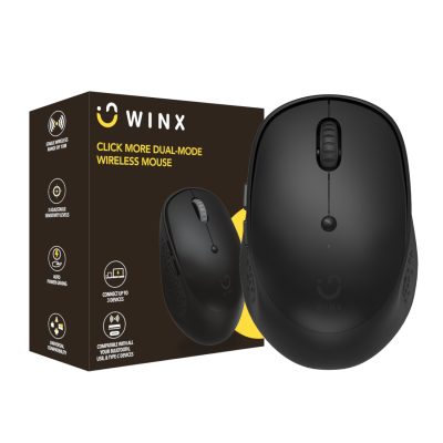 WINX CLICK More Dual-Mode Wireless Mouse-Black