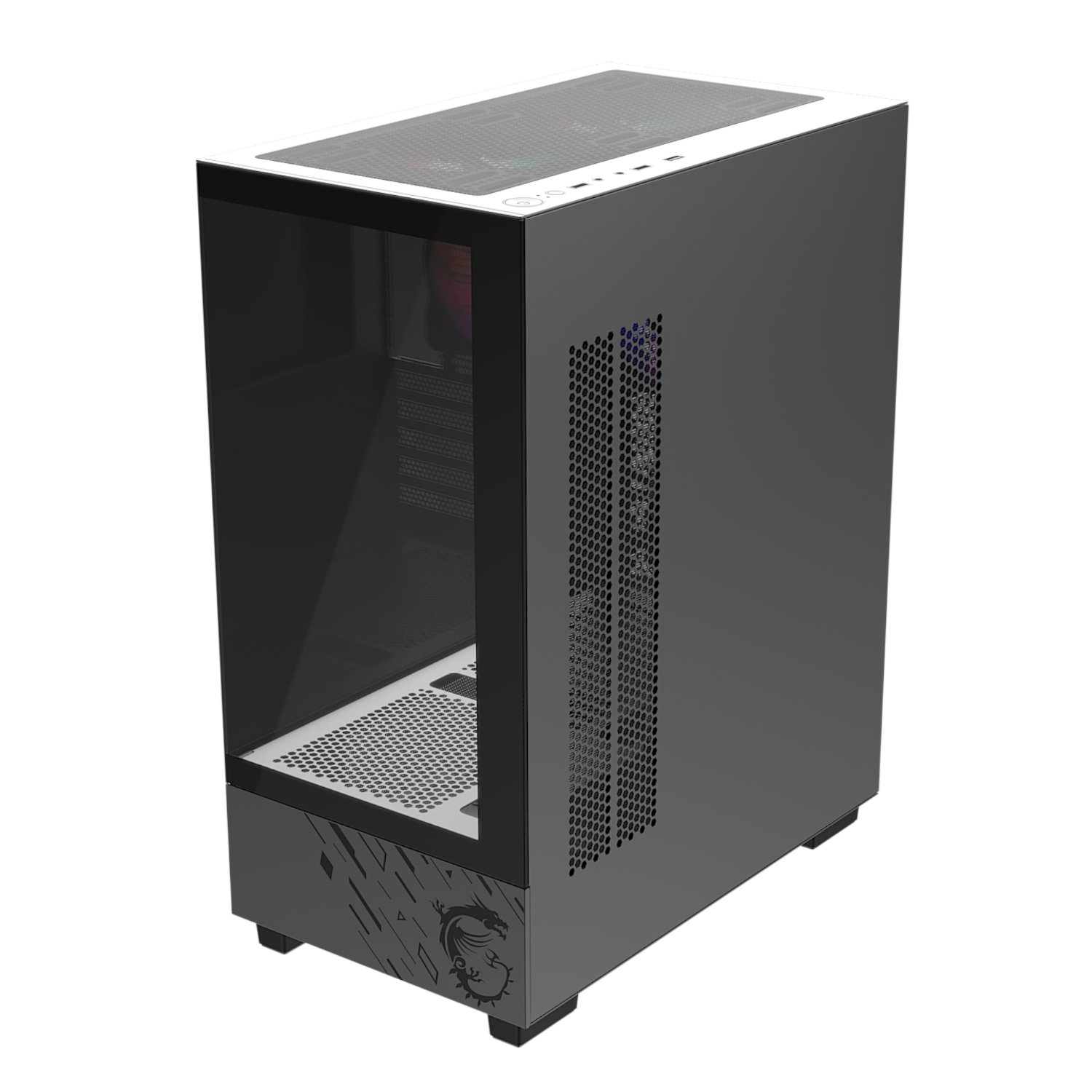 MSI PAG PANO M110A Micro-ATX Gaming Chassis – Black - Image 3