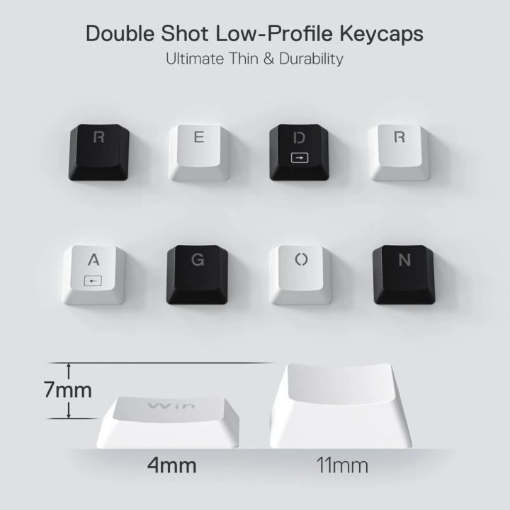 Redragon K632 HORUS Mini 60% RGB Wired Gaming Keyboard – White - Image 4
