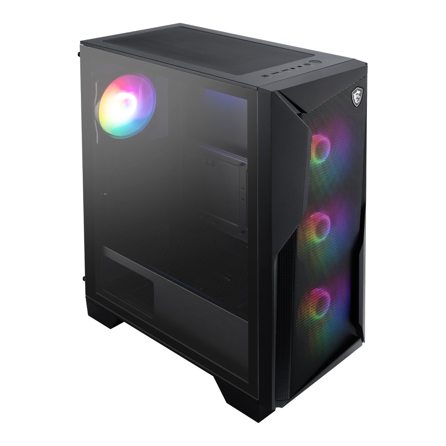 MSI MAG FORGE 130A Airflow ATX Gaming Chassis - Black - Image 3