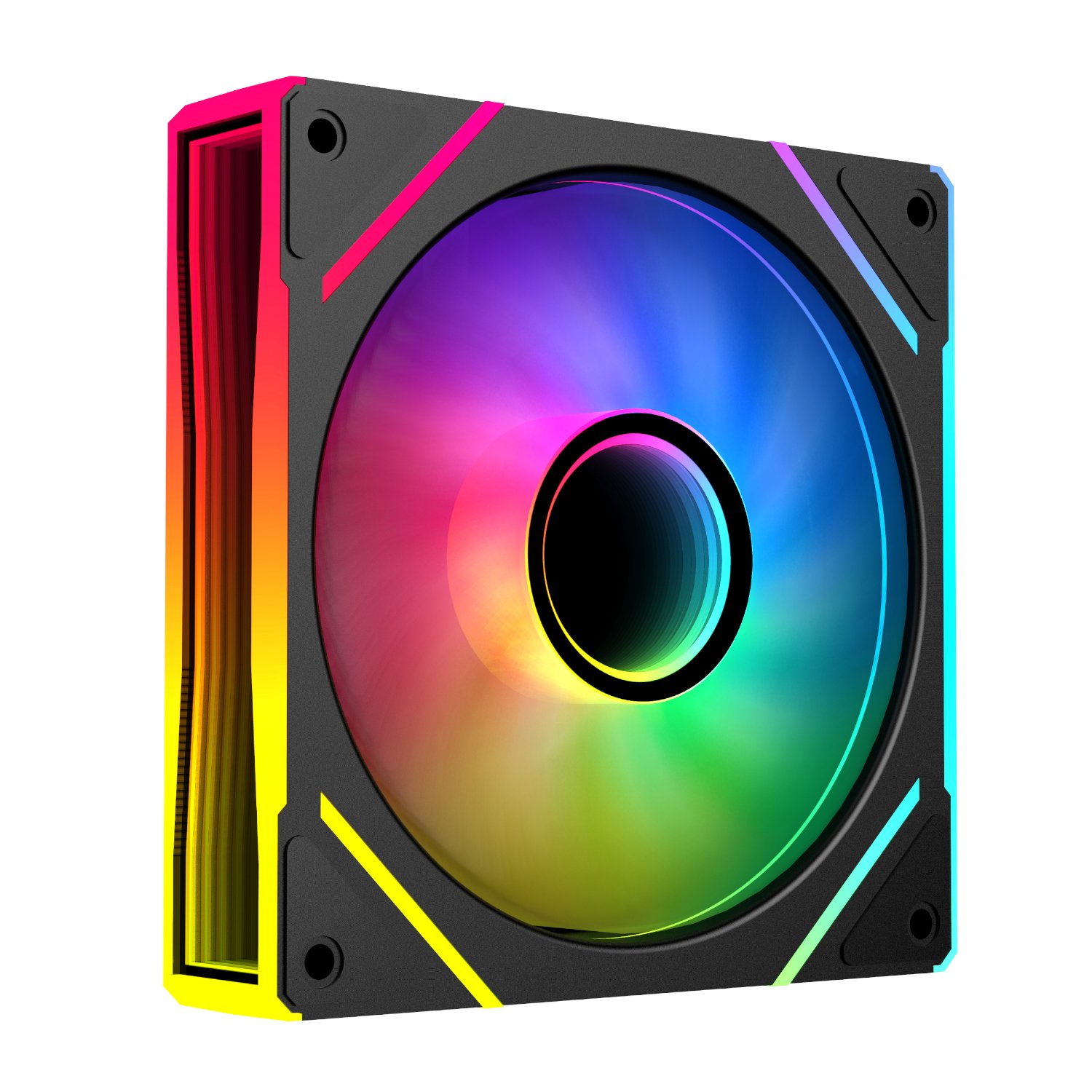 PCBuilder STORM PRISM 120mm ARGB Fan - Black - Image 3