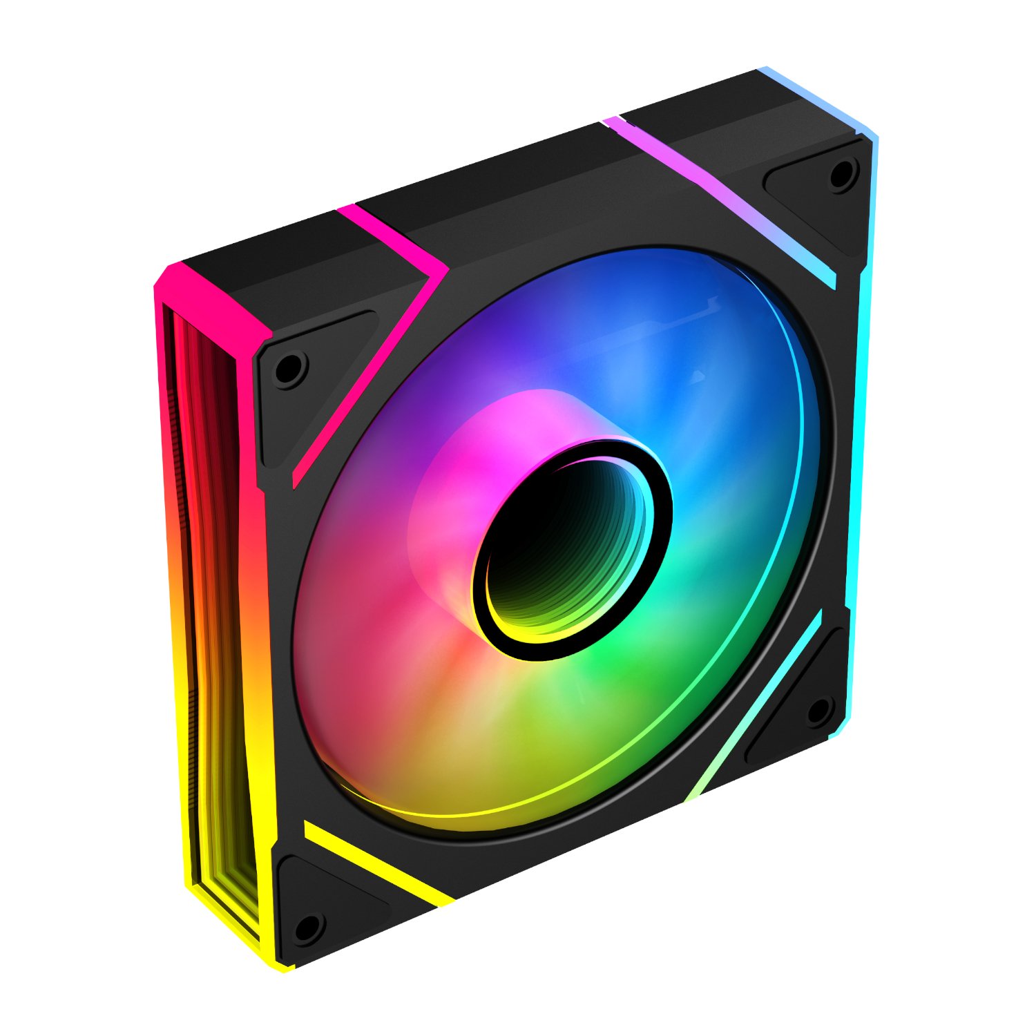 PCBuilder STORM PRISM 120mm ARGB Fan - Black - Image 4