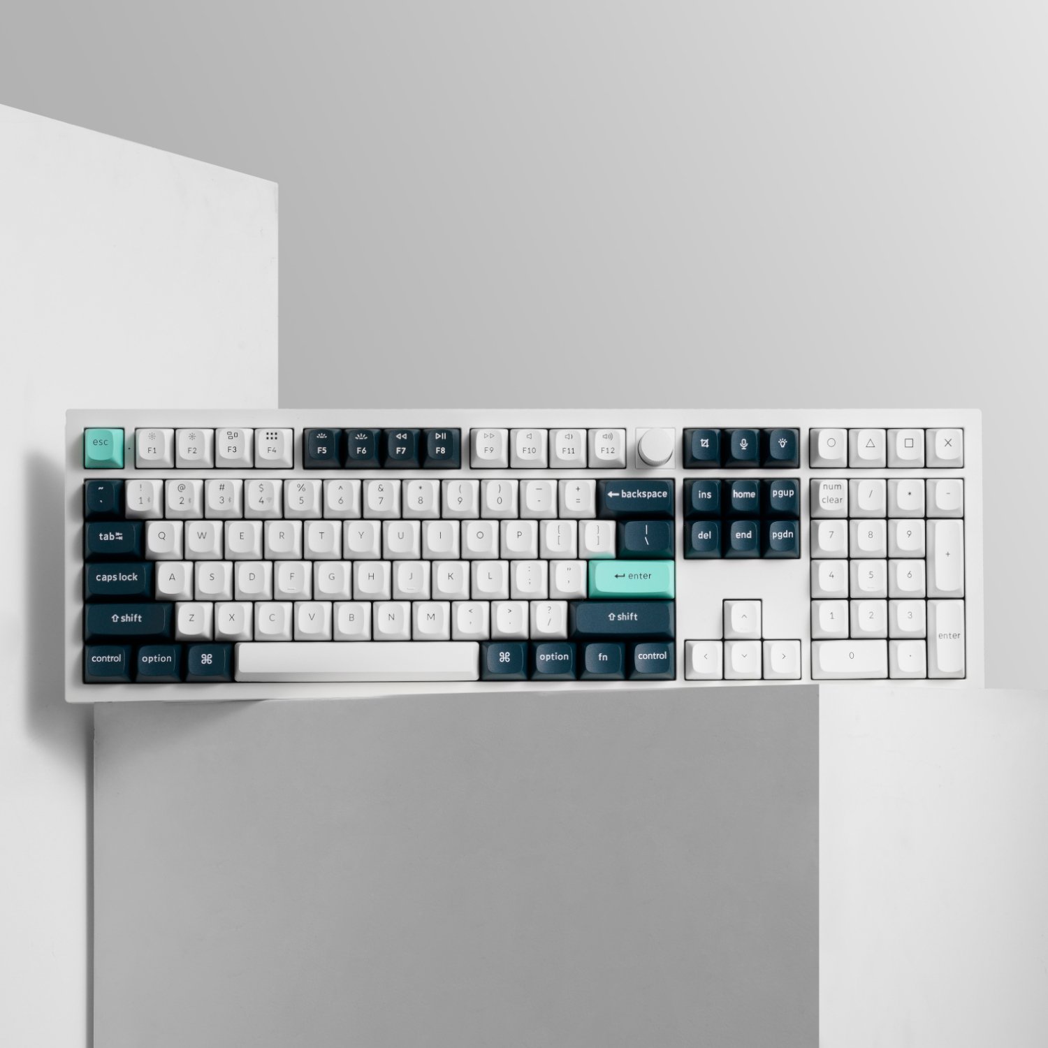 Keychron Q6 HE QMK Full-size Wireless Custom Mechanical Keyboard (Nebula Switch) – Shell White - Image 5