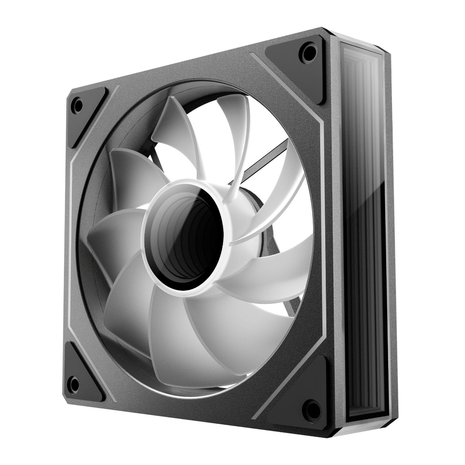 Antec VISION PWM 120mm ARGB Reverse Infinity Mirror Case Fan 3 Pack Black - Image 5