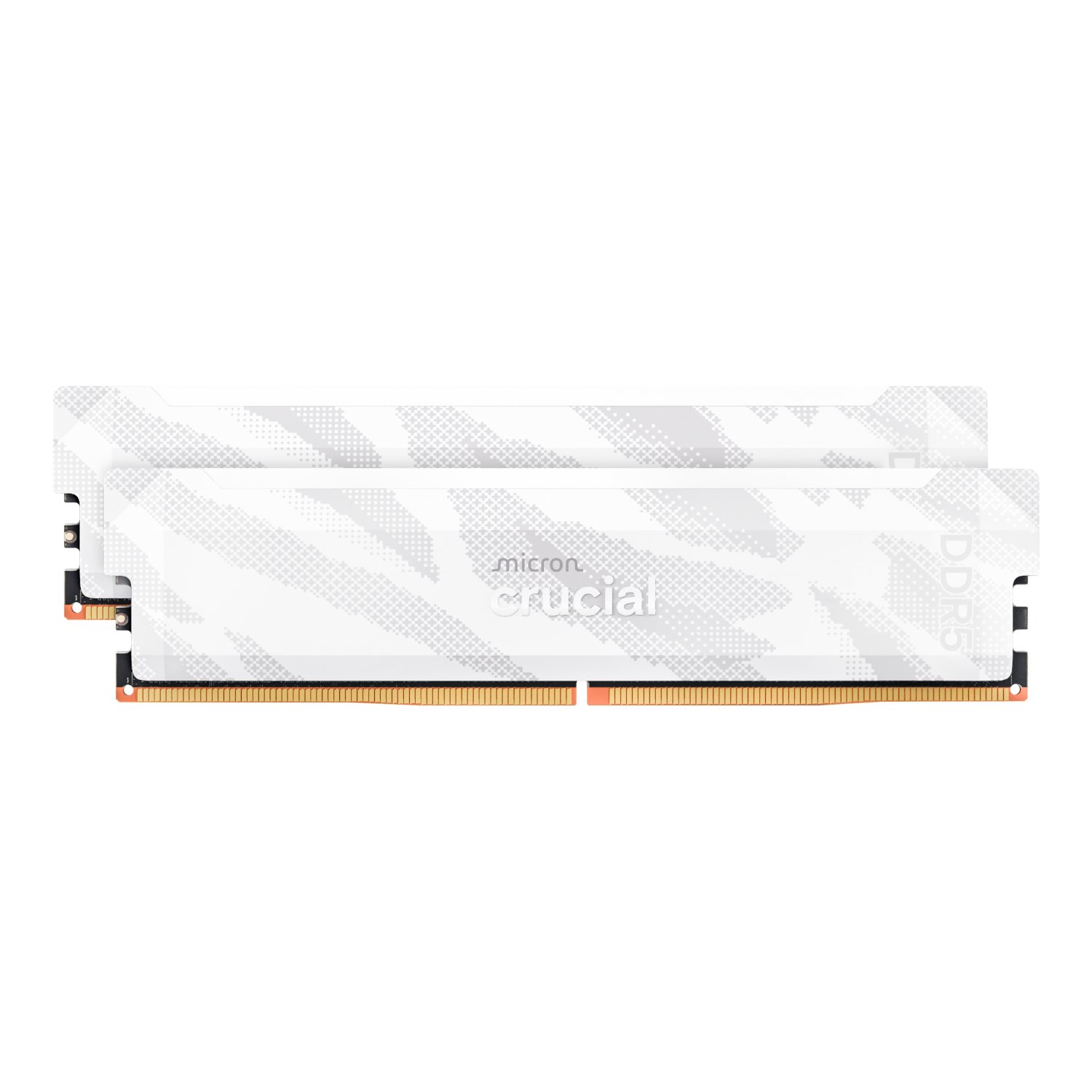 Crucial Pro Overclocking DDR5 6400 32GB Gaming Memory Kit (16GB x 2)–White