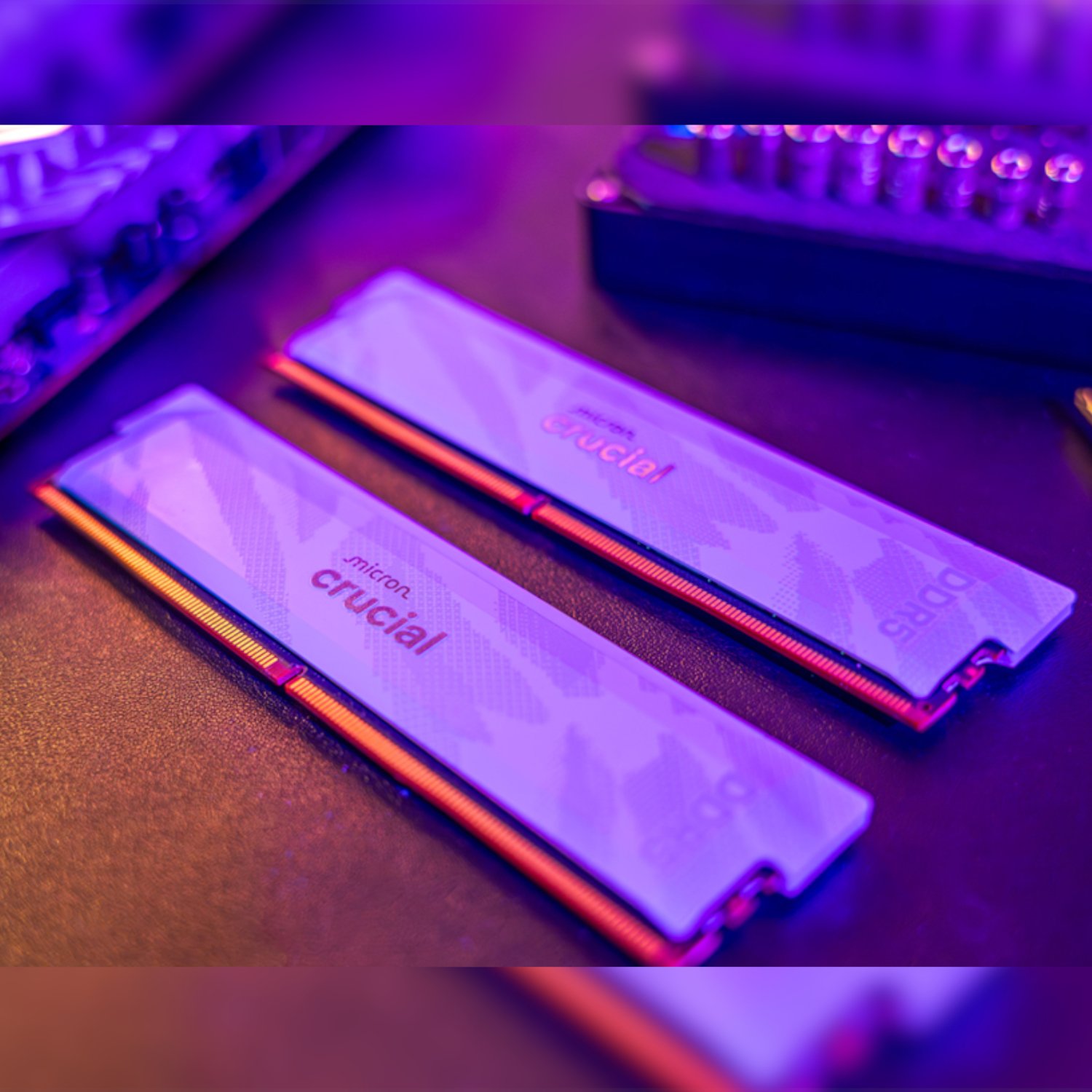 Crucial Pro Overclocking DDR5 6400 32GB Gaming Memory Kit (16GB x 2)–White - Image 4