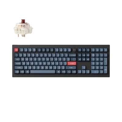 Keychron V6 Max Wireless Custom Keyboard - BROWN Switch
