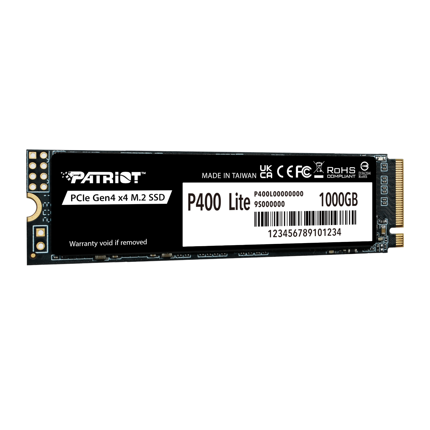 Patriot P400 Lite 1TB M.2 PCIe Gen 4 x4 NVMe SSD - Image 2