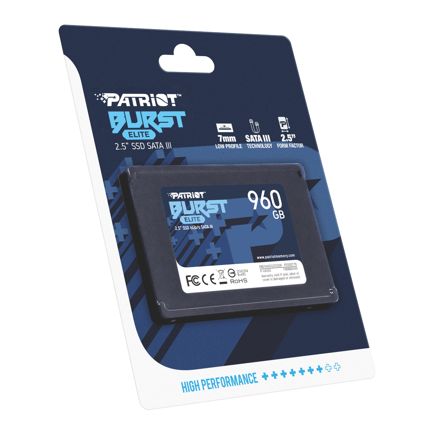Patriot Burst Elite 960GB 2.5" SATA III SSD - Image 5