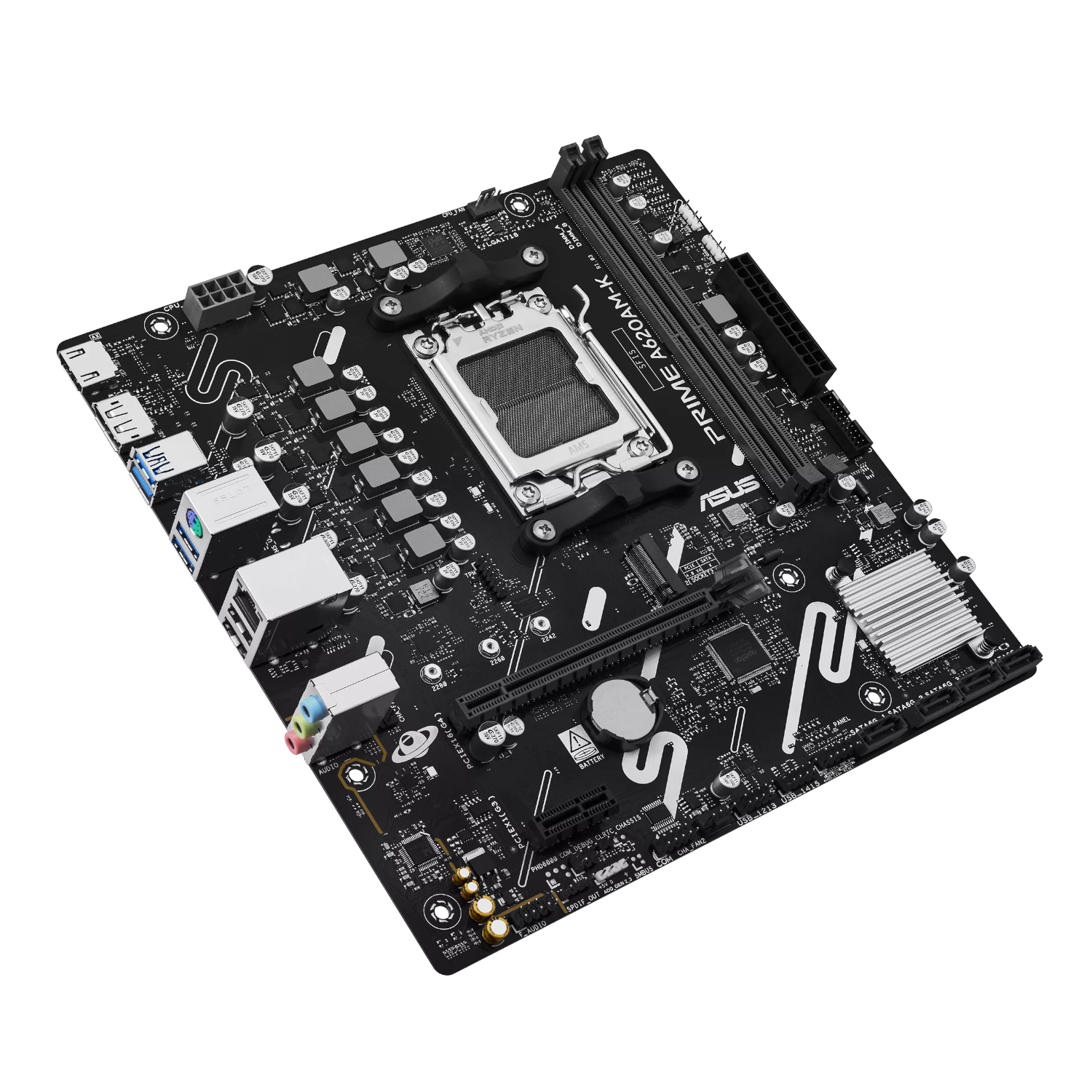 Asus PRIME A620AM-K AM5 M-ATX Motherboard - Image 4