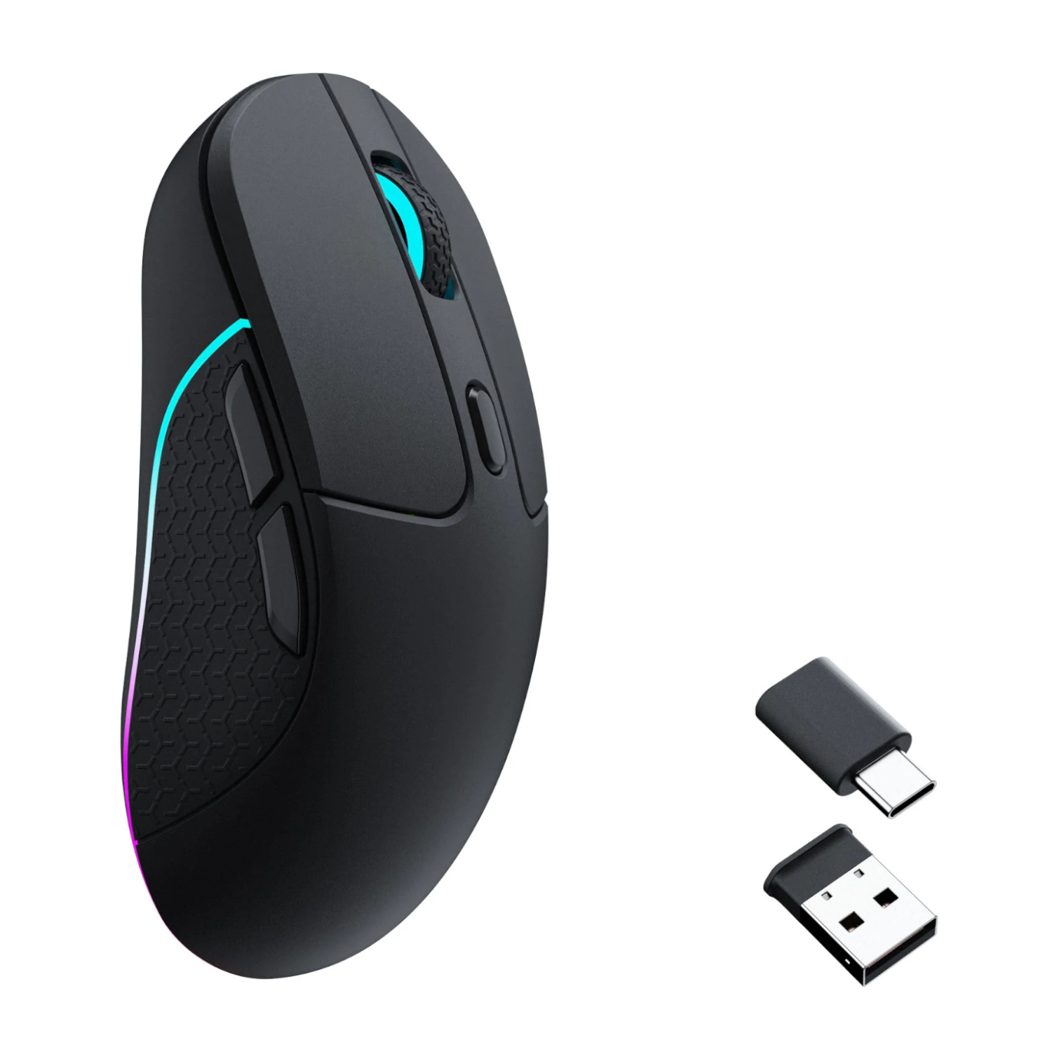 Keychron M3 RGB Wireless Optical Mouse–Black - Image 2