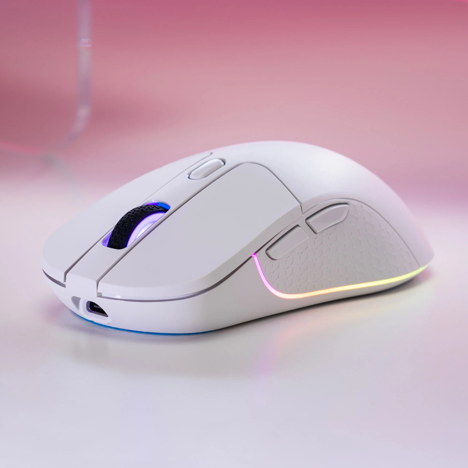 Keychron M3 RGB Wireless Optical Mouse-White - Image 5