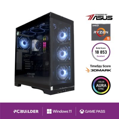 PCBuilder Ryzen 5 7600 MAVERICK Windows 11 Gaming PC