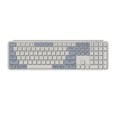 Keychron B6 Pro Ultra-Slim 100% Wireless Keyboard-Retro Blue