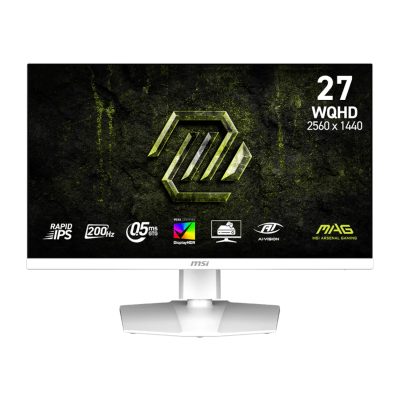 MSI MAG 274QRFW E20 27" WQHD 200Hz IPS Gaming Monitor-White