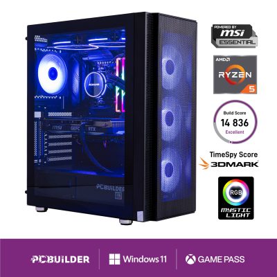 PCBuilder Nexus,Ryzen 5,32GB,RTX5060TI,1TB,W11H