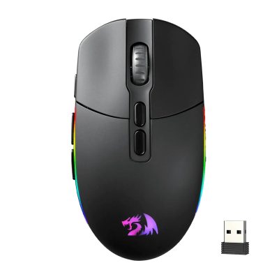 Redragon M719 Pro INVADER 10000DPI 2.4GHz Wireless Gaming Mouse - Black