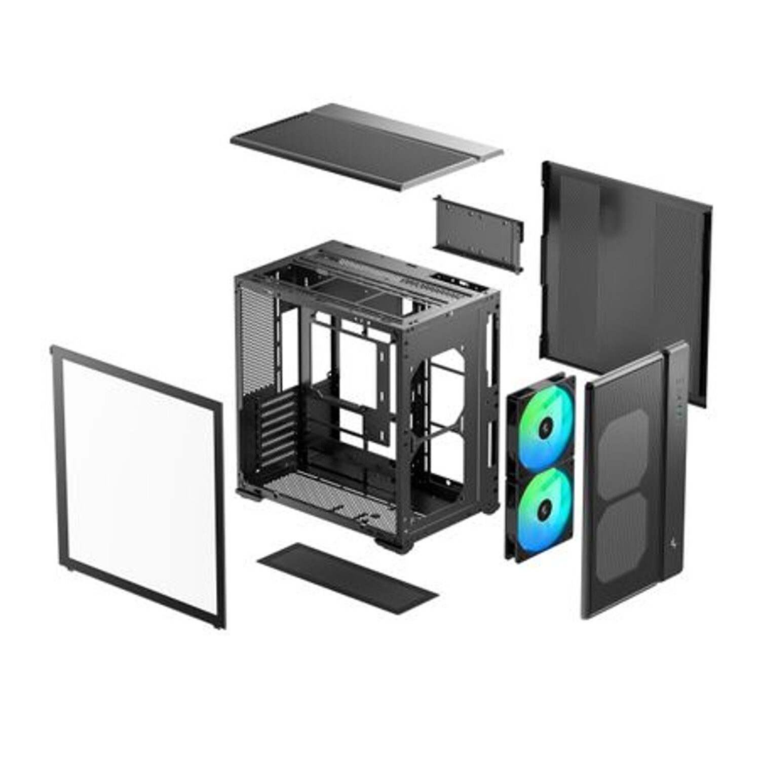 DeepCool CG590 Mesh 2F ATX ARGB Gaming Chassis - Black - Image 10