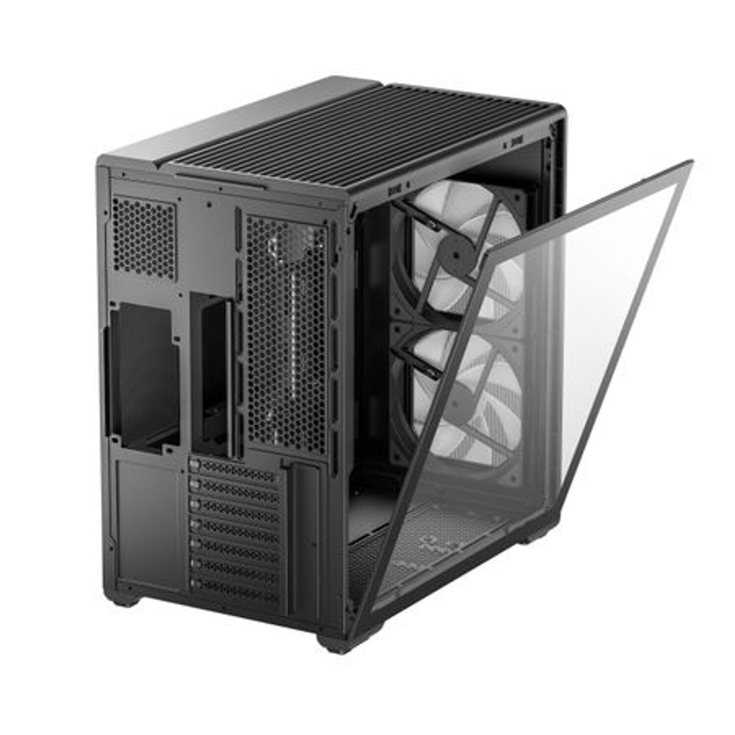 DeepCool CG590 Mesh 2F ATX ARGB Gaming Chassis - Black - Image 6