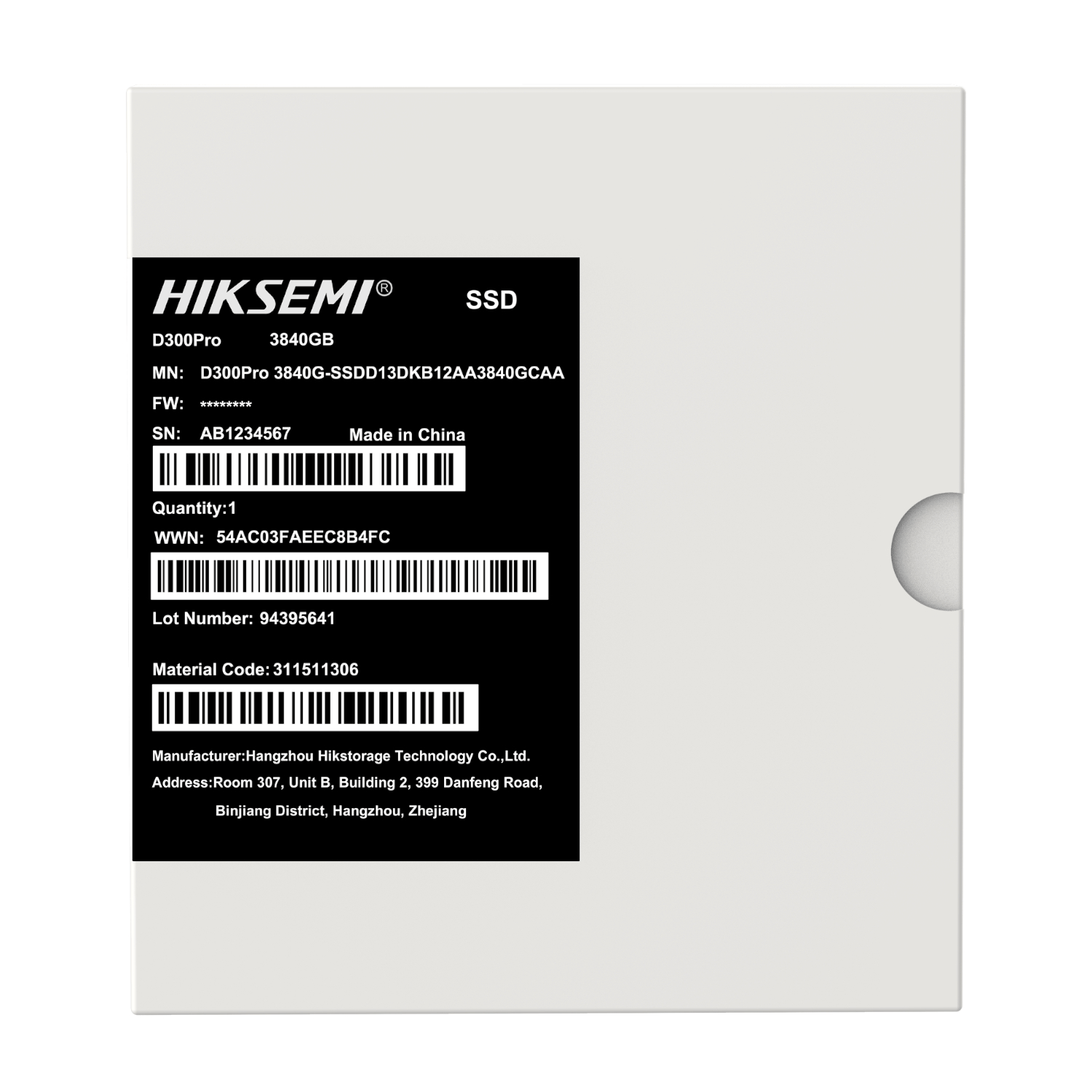 Hiksemi D300 PRO Tantalum Capacitor 3840GB SATA III Enterprise SSD - Image 4