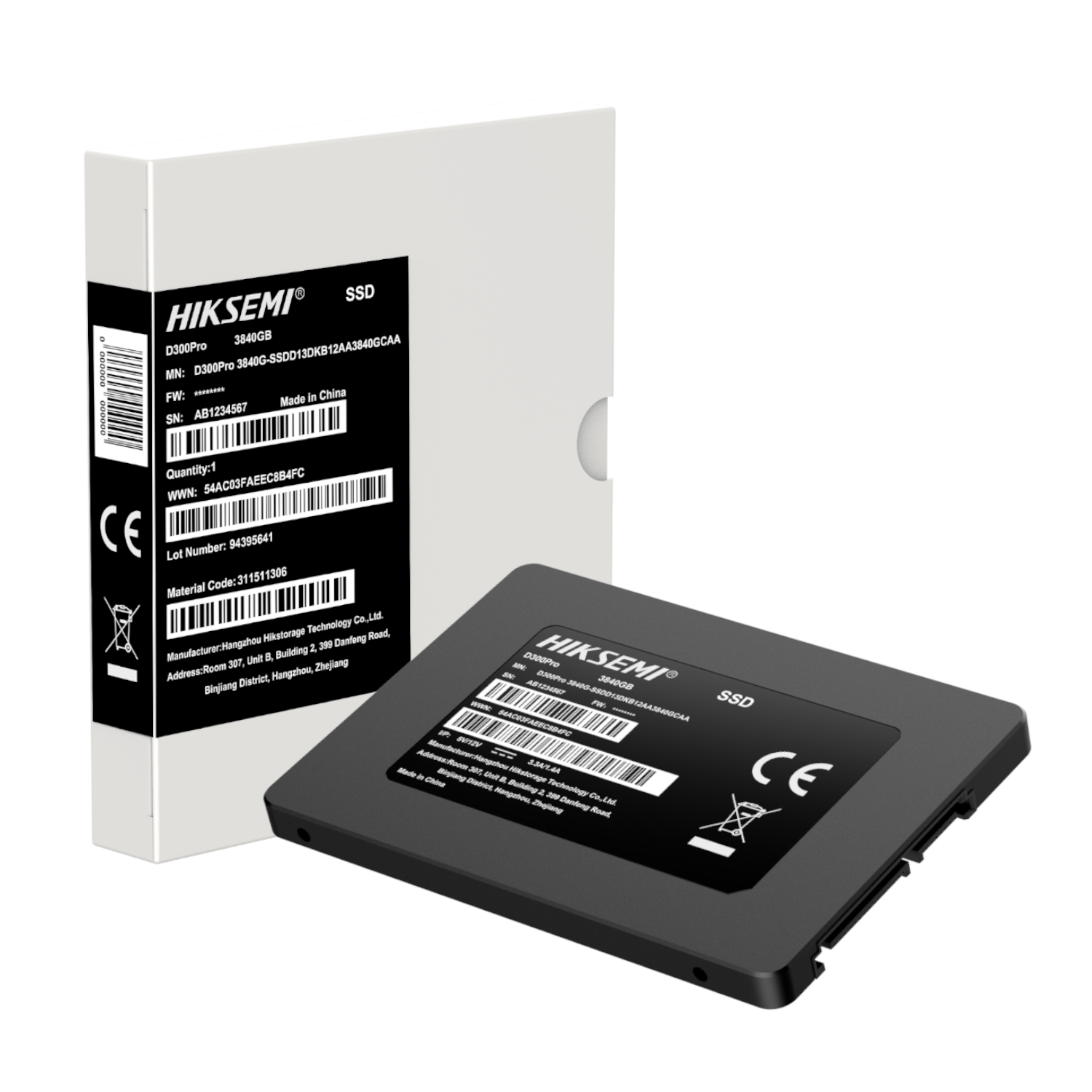 Hiksemi D300 PRO Tantalum Capacitor 3840GB SATA III Enterprise SSD - Image 5