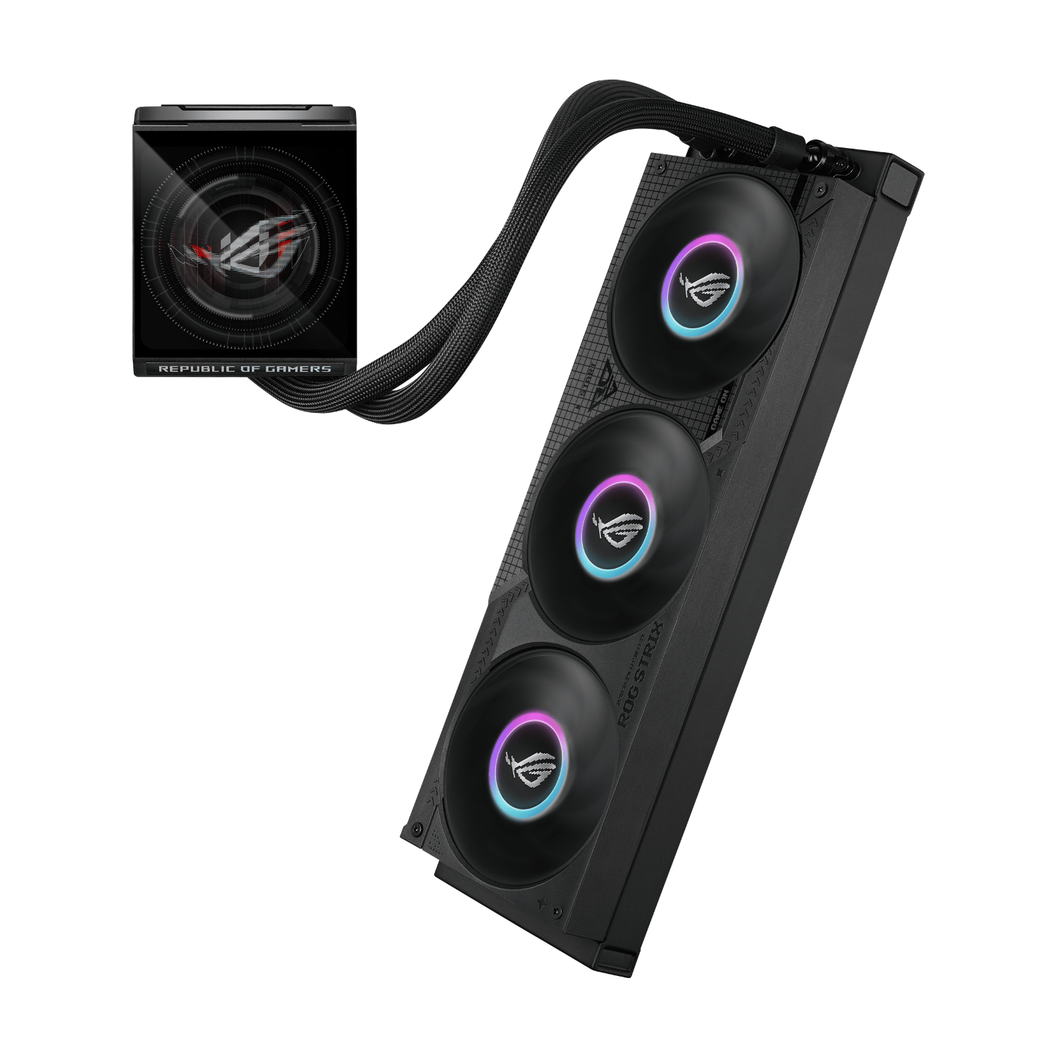 Asus ROG Strix LC IV 360 ARGB LCD Liquid Cooler - Black - Image 3