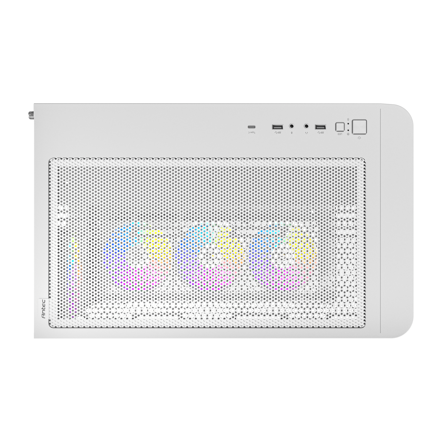 Antec C5 CURVED ARGB ATX | Micro-ATX | ITX ARGB Dual Chamber Mid-Tower Gaming Chassis - White - Image 7