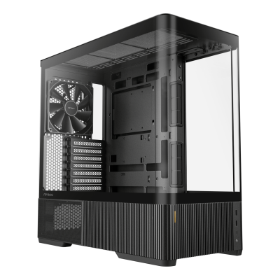 Antec C6 CURVED AIR ATX | Micro-ATX | ITX Mid-Tower Gaming Chassis - Black