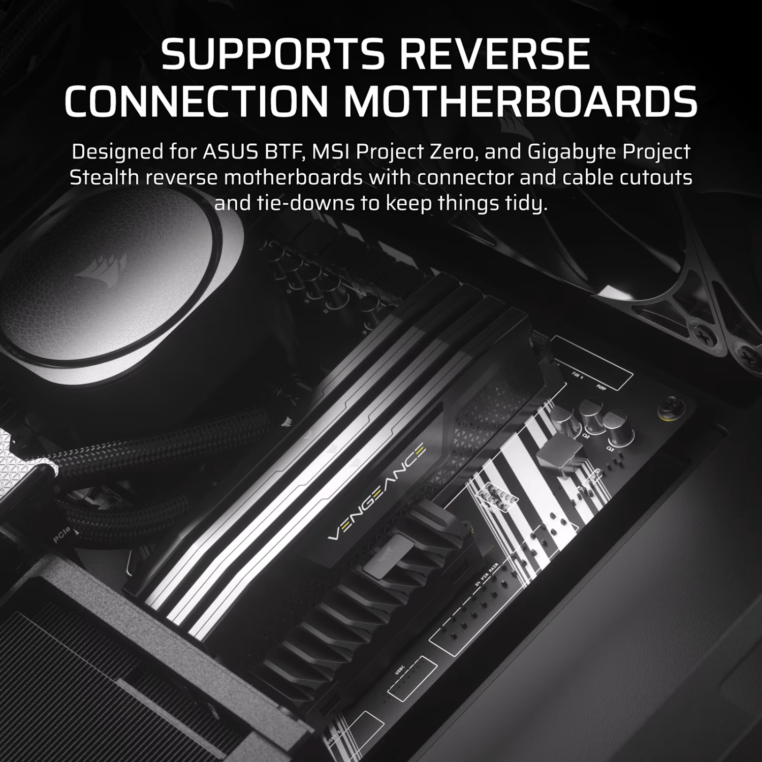Corsair FRAME 4000D RS ARGB Modular Mid-Tower PC Case - Black - Image 7