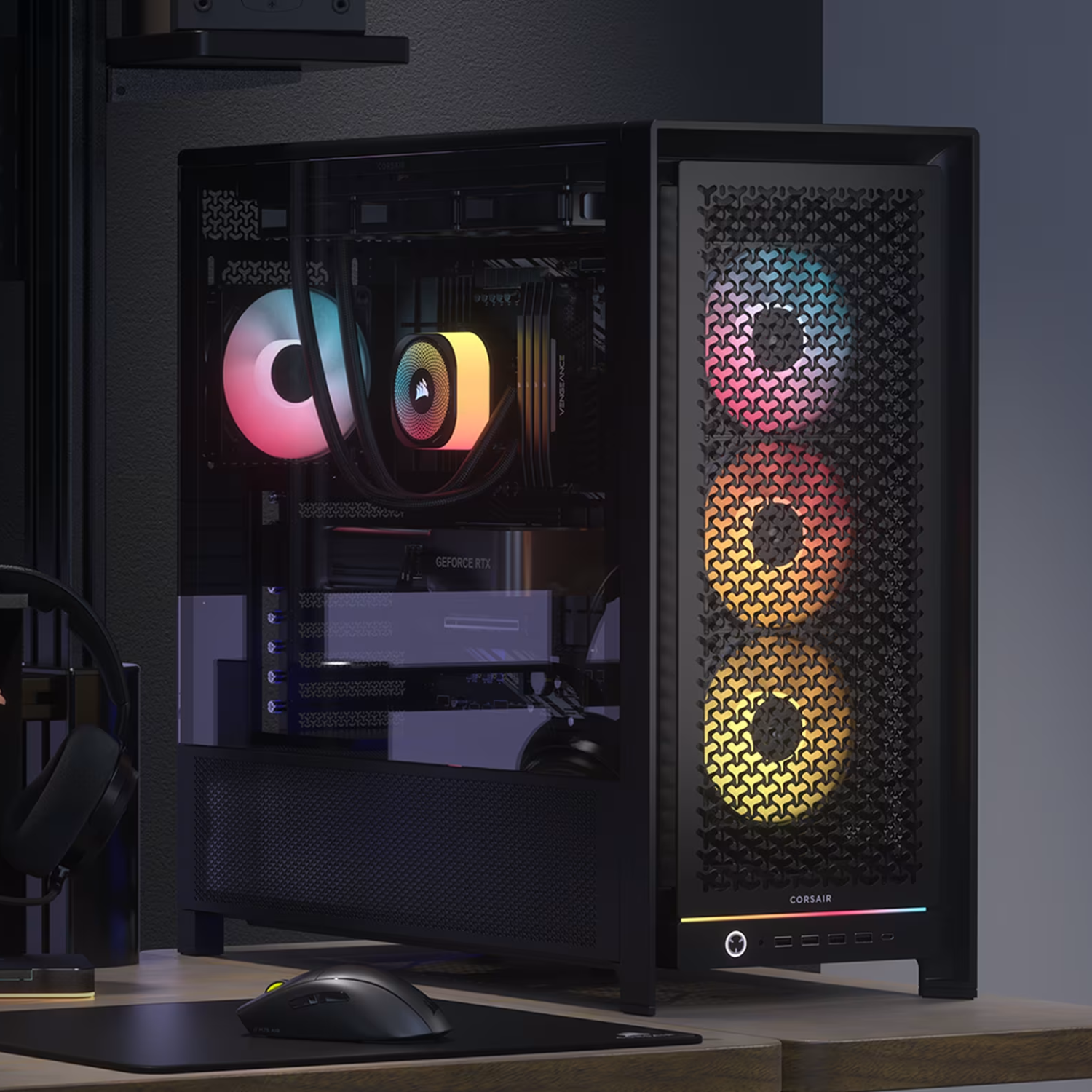 Corsair FRAME 5000D RS ARGB High-Airflow Mid-Tower PC Case - Black - Image 6