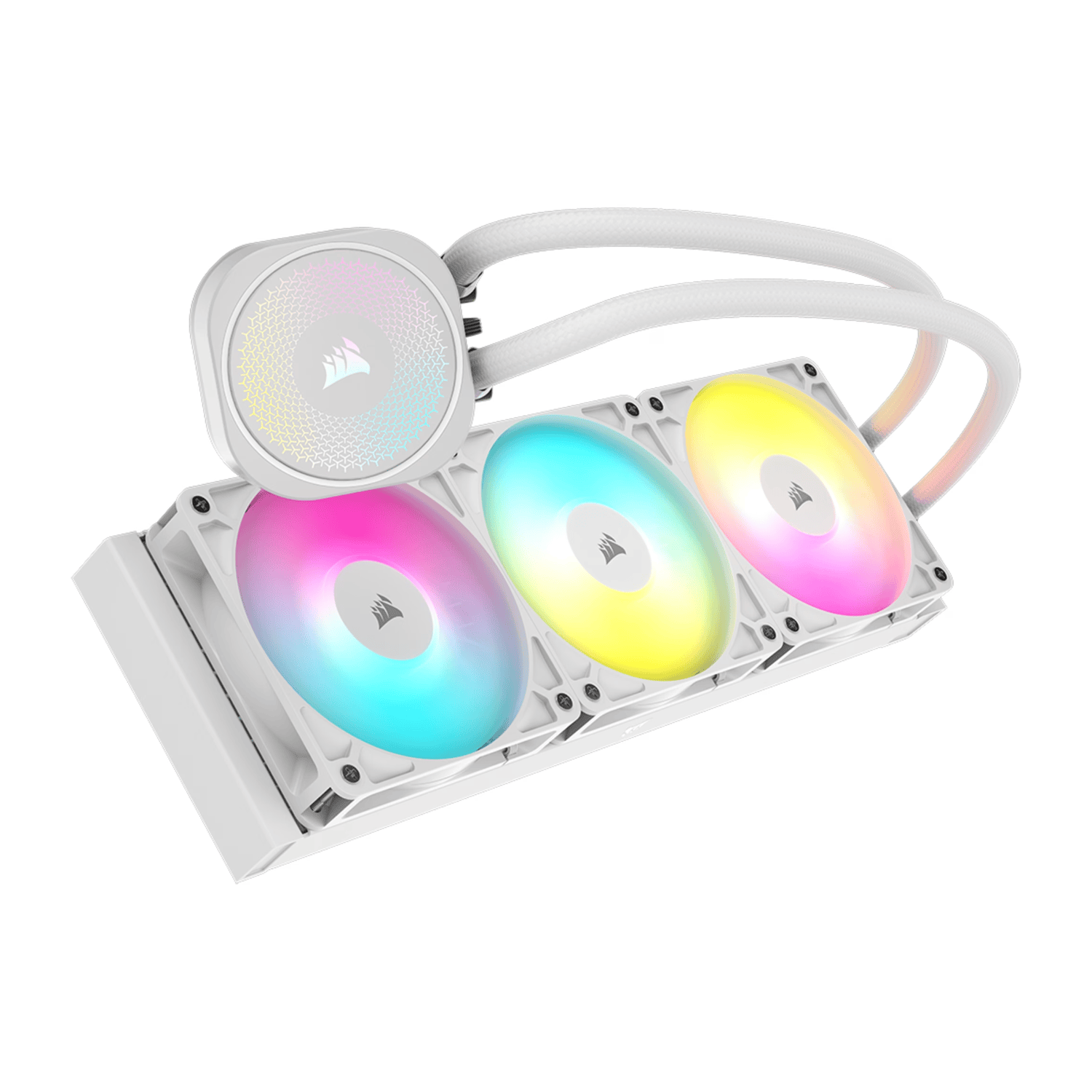 Corsair NAUTILUS 360 RS ARGB Liquid CPU Cooler - White - Image 2